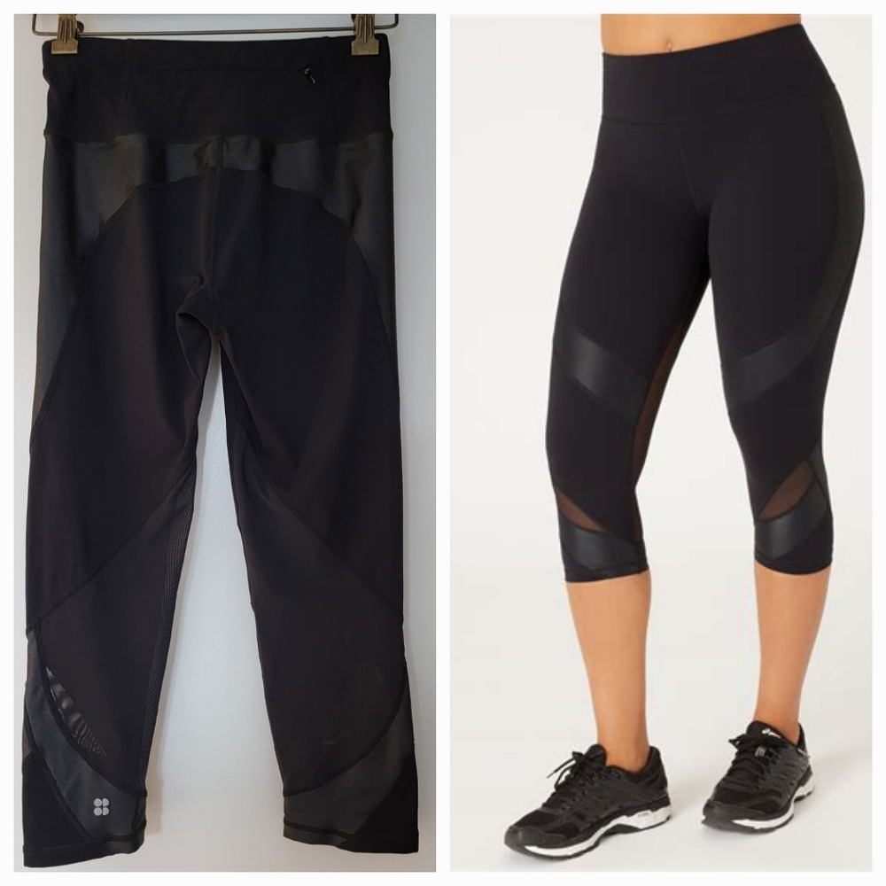 Sweaty Betty the Power mesh crop leggings